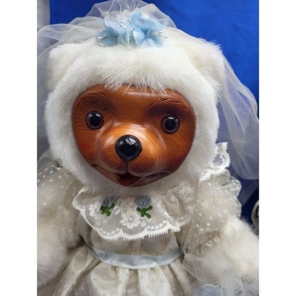 Raikes Bride and Groom Bears Vintage - Picture 2 of 10